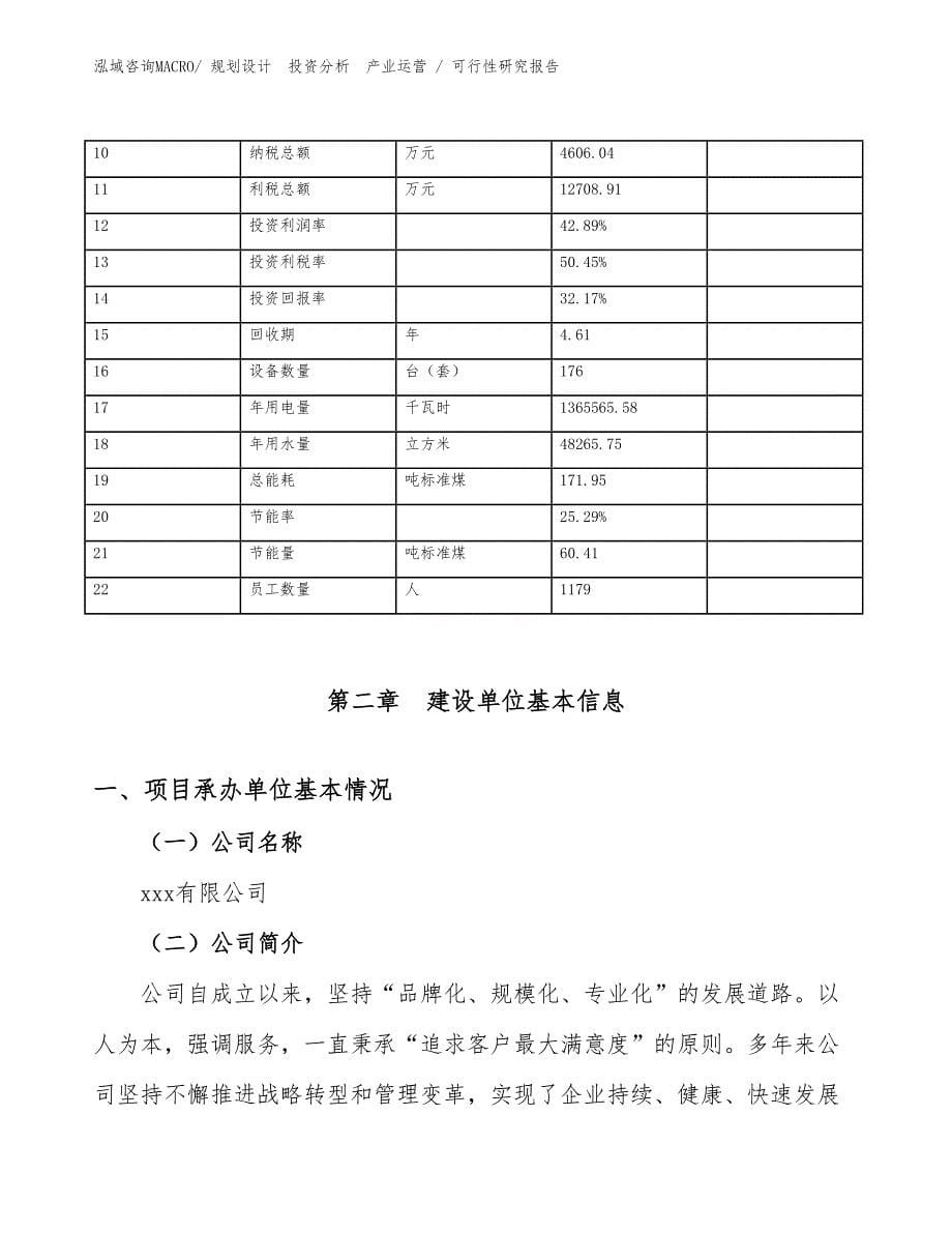 连杆总成投资项目可行性研究报告（模板）_第5页