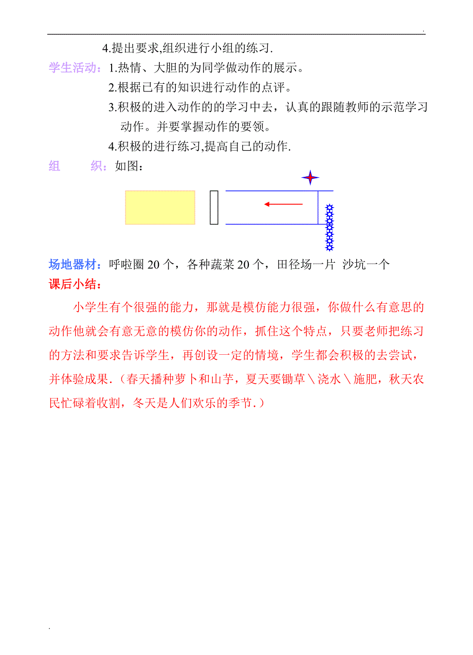 小学三年级上册体育教第21课时（反思）_第2页