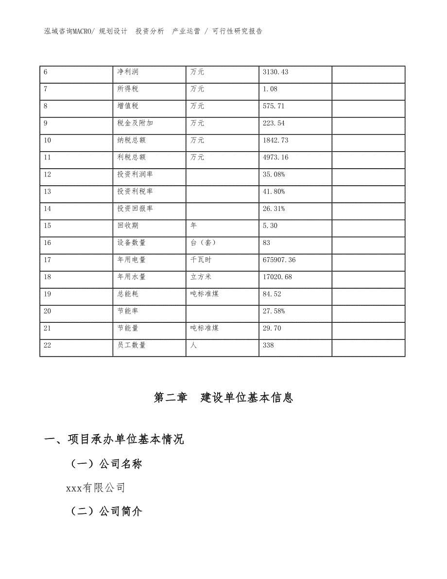 剪花布项目可行性研究报告（模板范文）_第5页