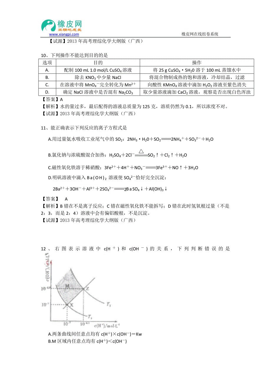 2013年高考真题——理综化学(全国卷大纲版)解析版_第2页