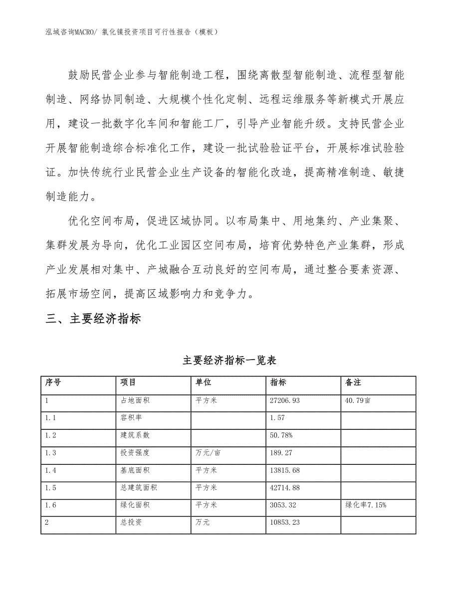 氯化镍投资项目可行性报告（模板）_第5页