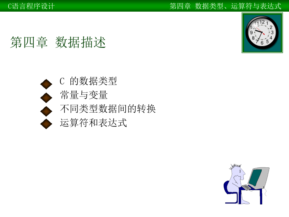 天津市大学软件园专升本c语言第二章数据类型、运算符与表达式_第2页