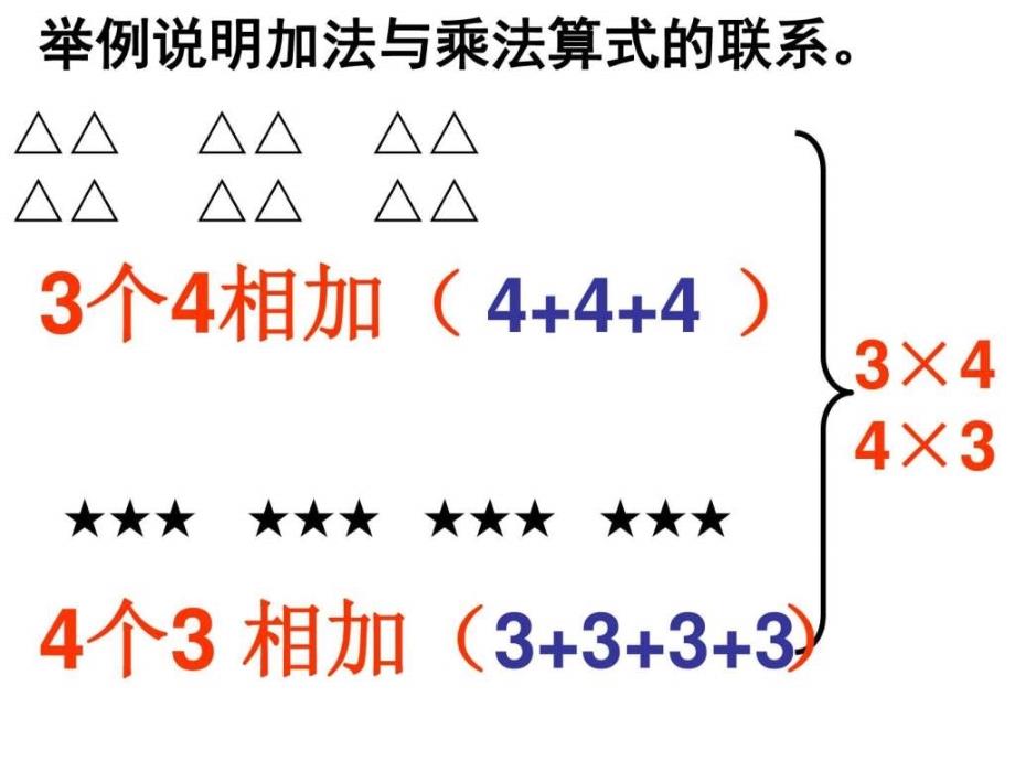 乘法的初步认识练习_数学_小学教育_教育专区_第3页