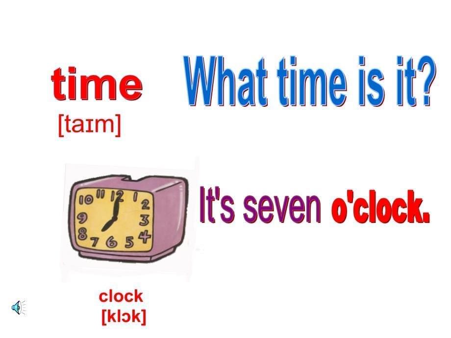 小学英语四年级下册课件：unit2 what time is it第一课时（新人教pep版）_第5页