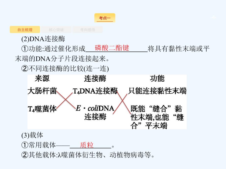 2019高三生物（苏教版）一轮课件：14.1 基因工程 .pptx_第4页