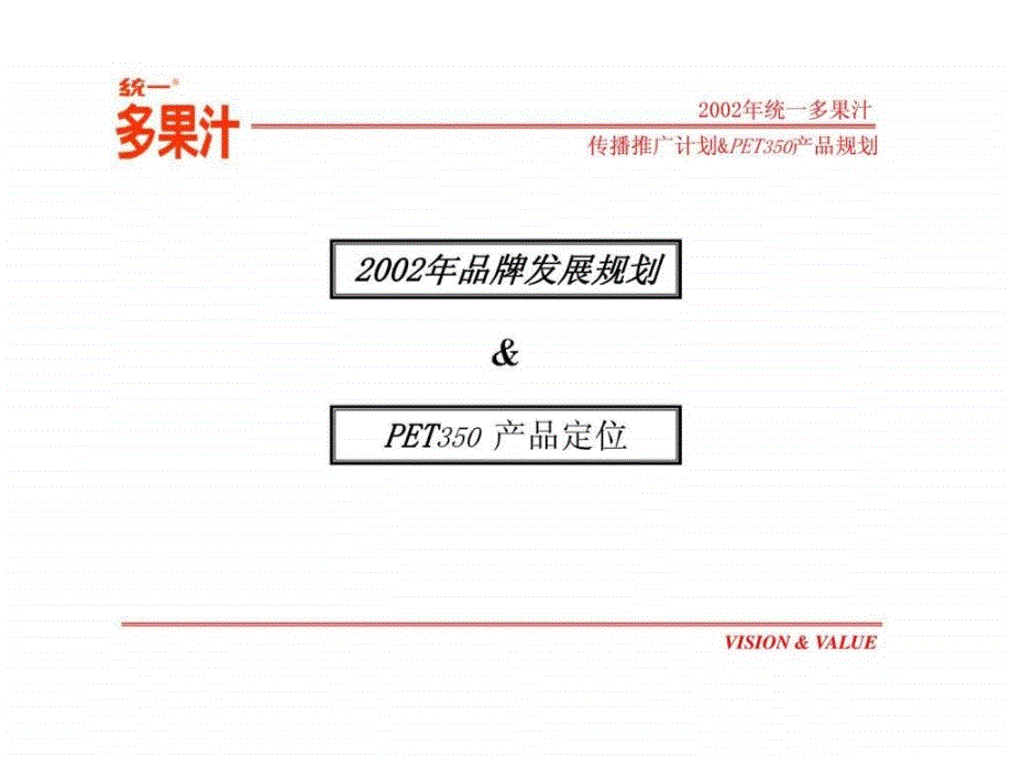 统一多果汁pet350产品规划 &amp 传播推广计划_第2页