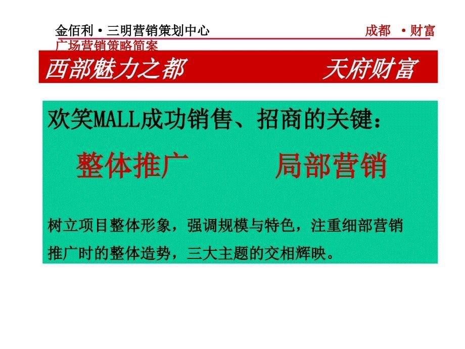 西部mall商业策划定位（4营销篇）_第5页