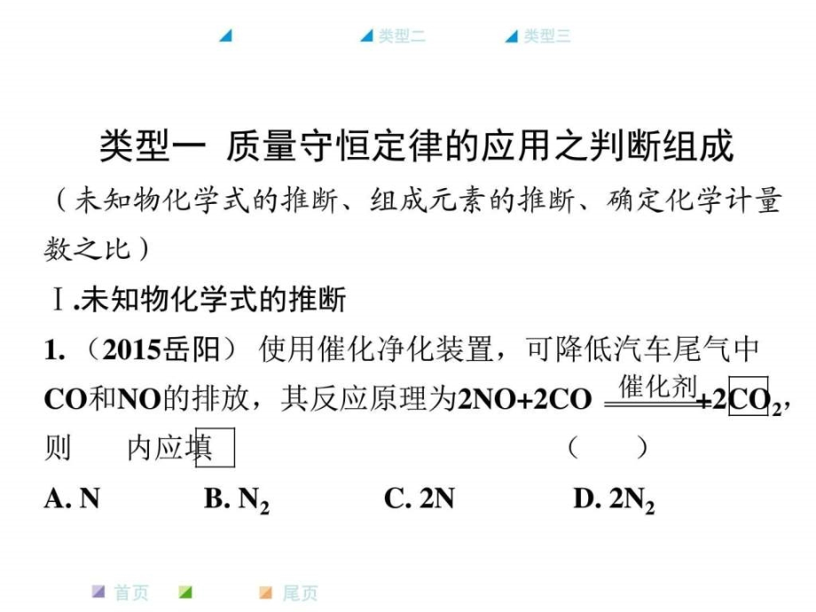 2016年河南化学第二部分 重点冲刺专题专题一质量守恒定_第2页