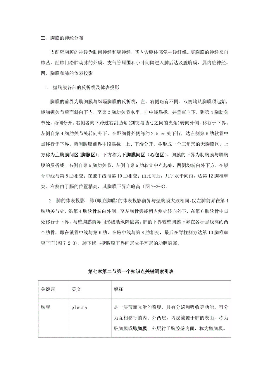 胸膜、胸膜腔和肺 - 人体解剖学_第2页