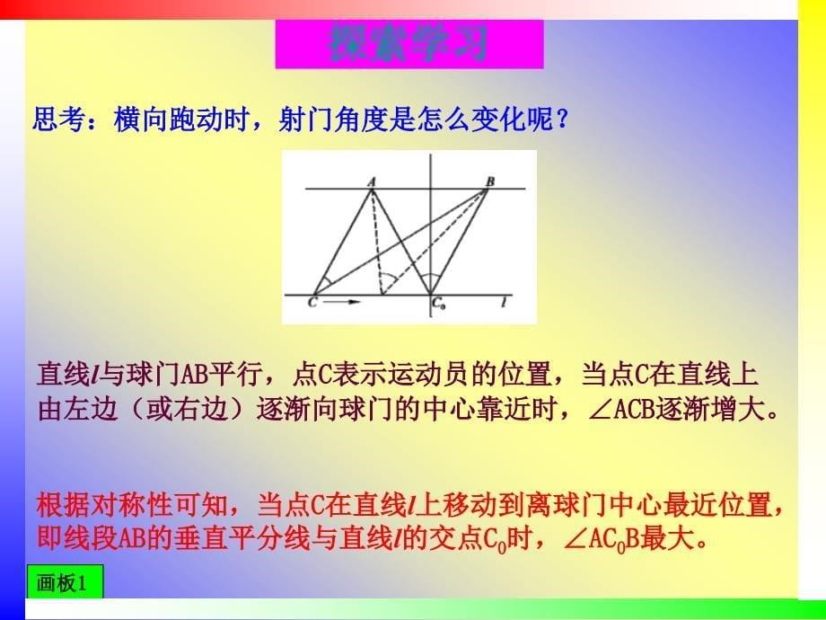 24.8 综合与实践 进球线路与最佳射门角-课件_第5页