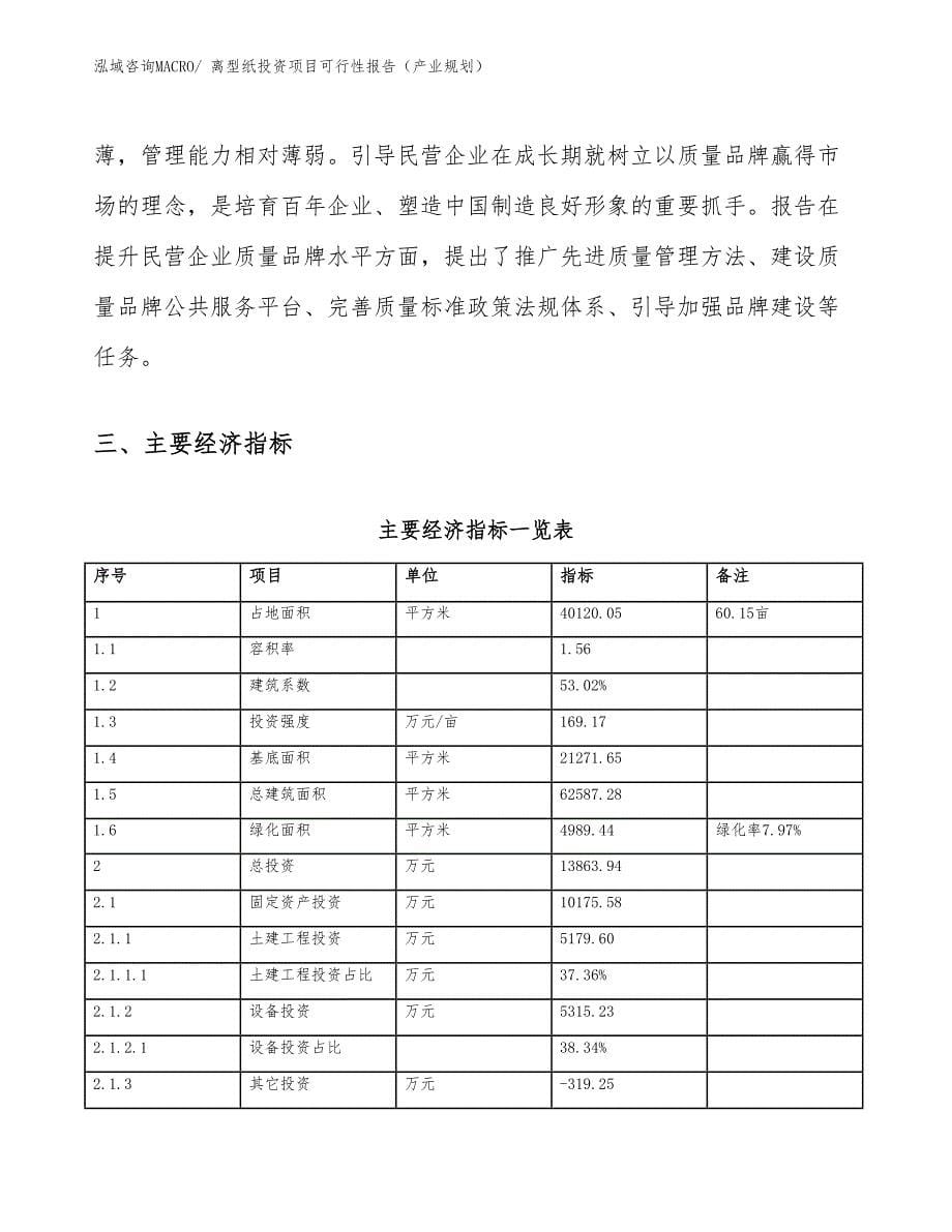 离型纸投资项目可行性报告（产业规划）_第5页