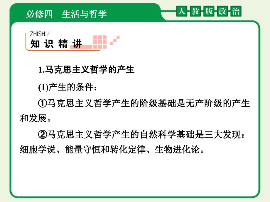 届高考政治一轮复习课件：4-1-3时代精神的升华2(人教版)_第2页