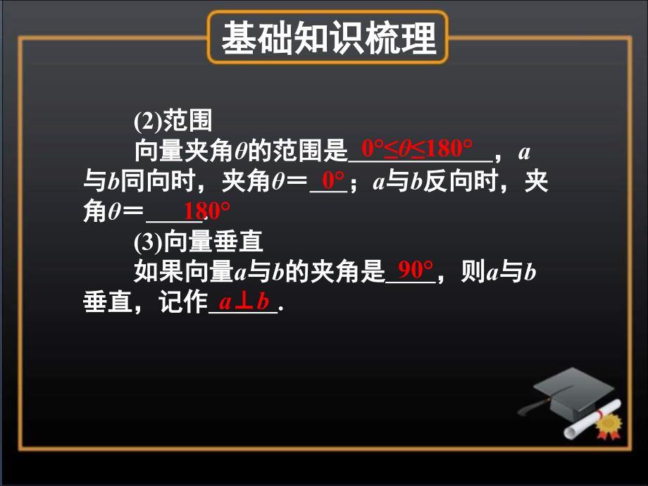 届高考数学平面向量的数量积复习_第3页