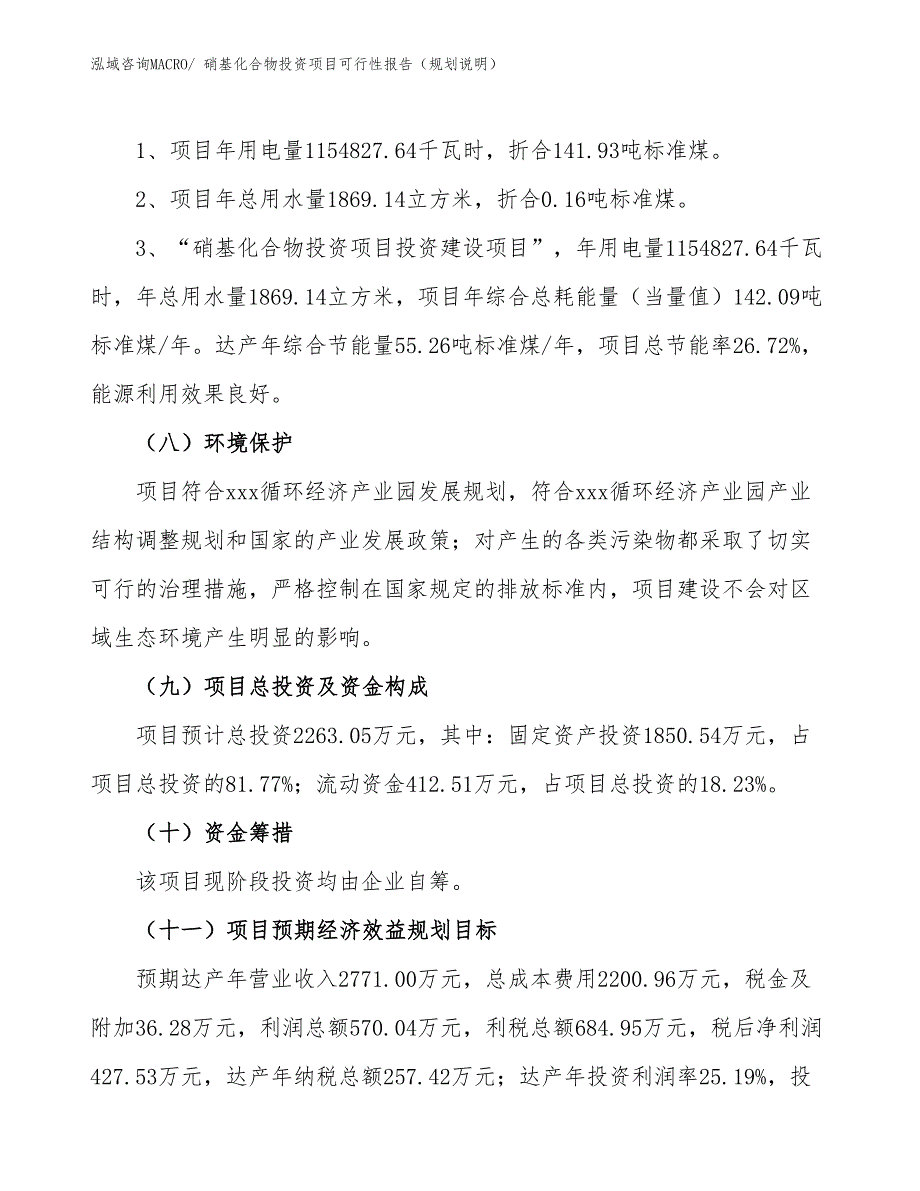 硝基化合物投资项目可行性报告（规划说明）_第3页