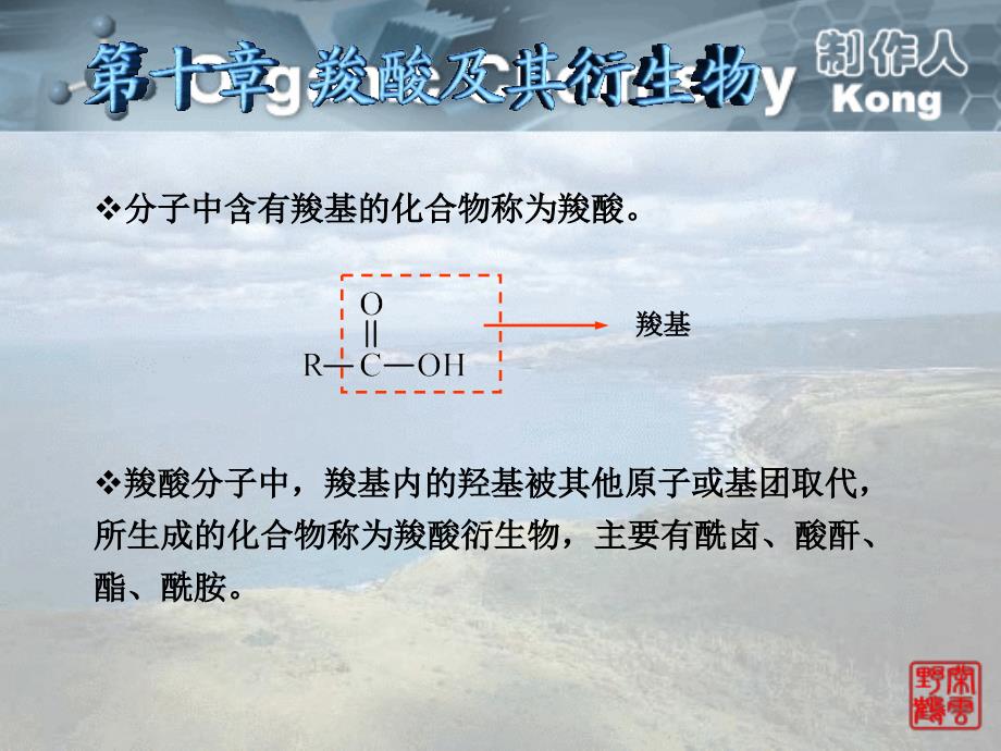 [化学]羧酸及其衍生物_第1页