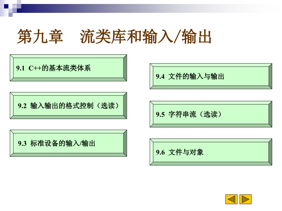 c程序设计(第二版)第九章流类库与输入输出_第2页