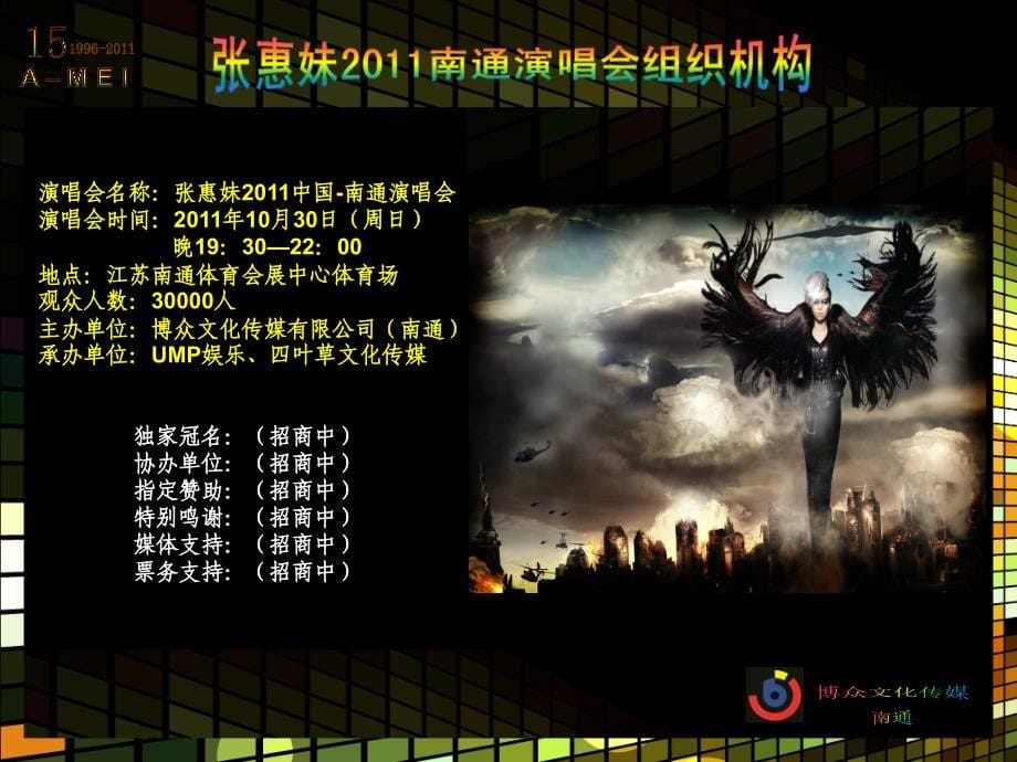 张惠妹2011中国·南通演唱会招商方案ppt_第5页