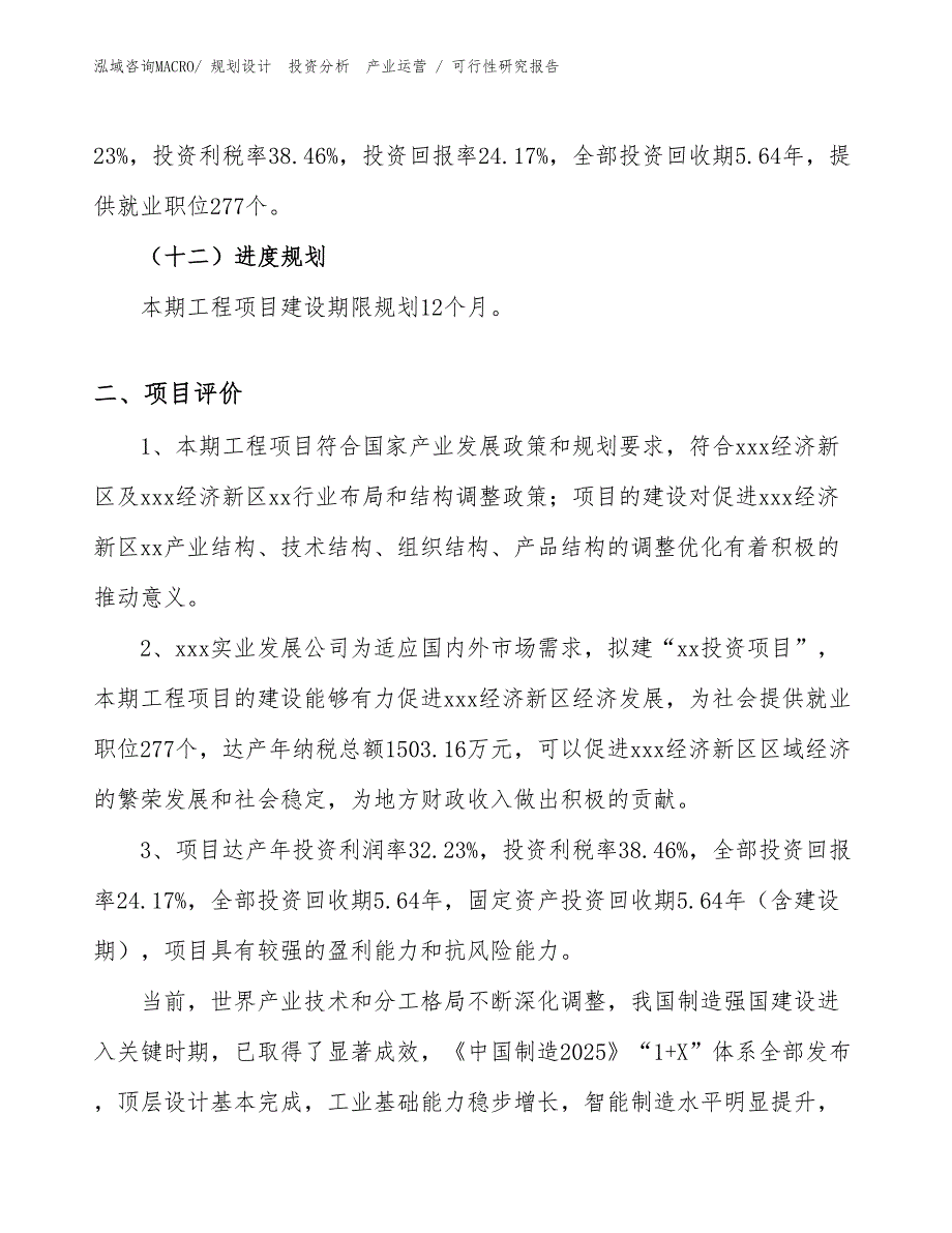 轮胎投资项目可行性研究报告（模板）_第3页