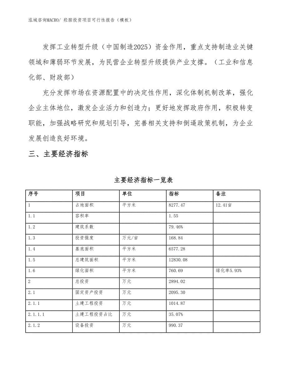 羟胺投资项目可行性报告（模板）_第5页