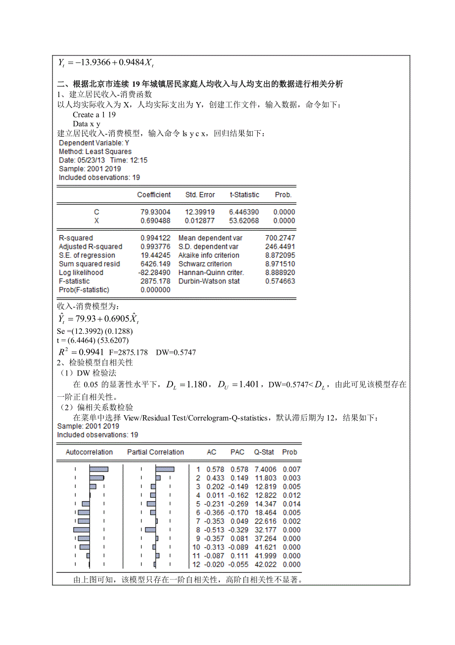 自相关性的检验和处理实验报告_第4页