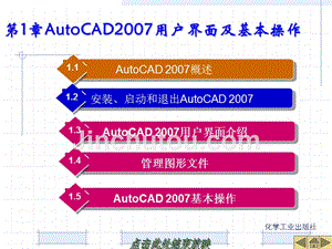 autocad2007用户界面及基本操作
