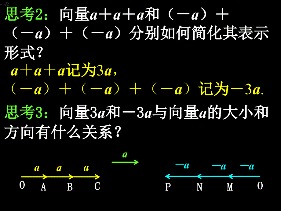 数学(2.2.3向量数乘运算及其几何意义)_第4页