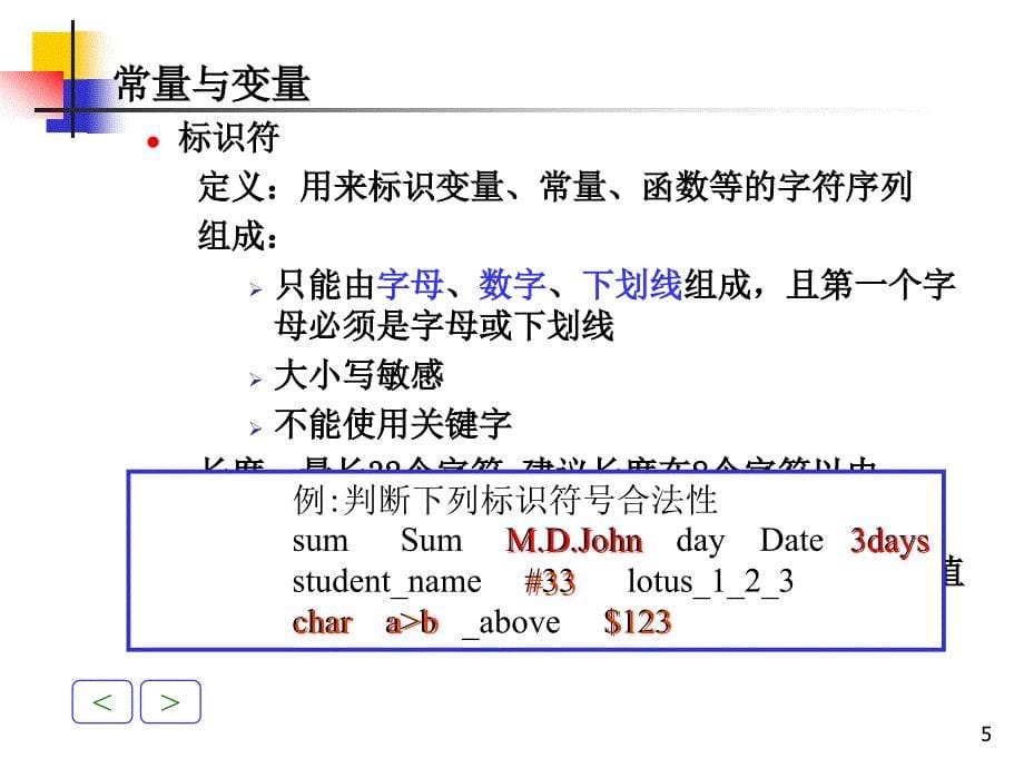 数据类型、表达式、运算符_第5页