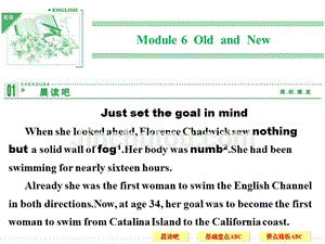 外研版必修3】2014高考英语一轮复习配套课件：module6oldandn