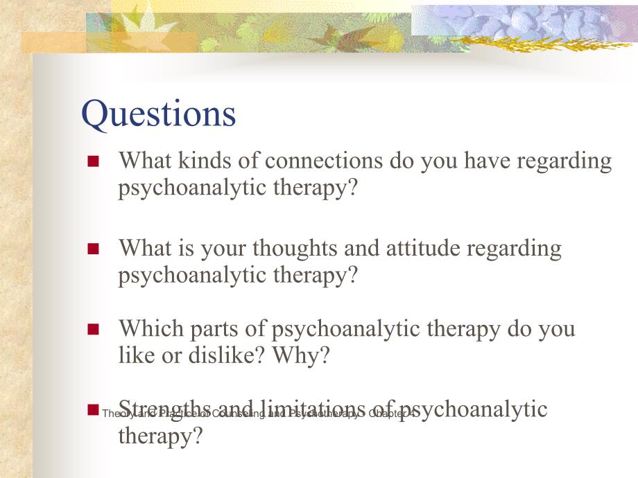 心理咨询与治疗的理论及实践chapter4 psychoanalytic therapy_第2页