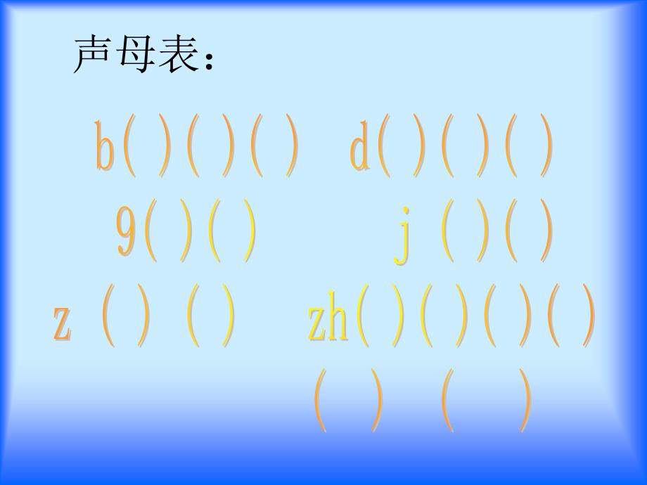 小学语文第一册汉语拼音总复习_第2页