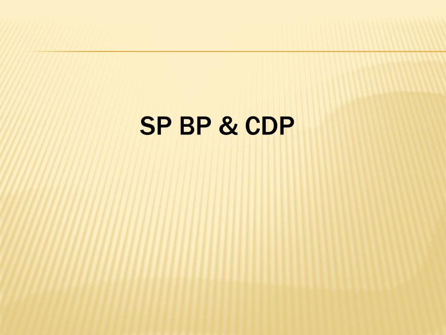 sp bp & cdp charter公司战略规划_第1页