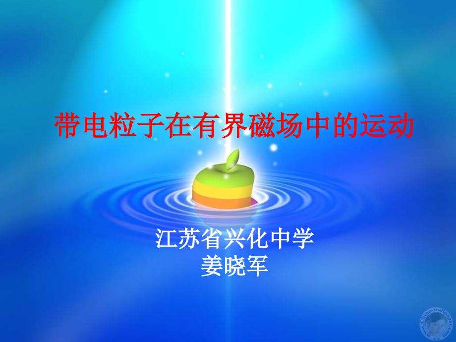 公开课——带电粒子在有界磁场中的运动(ppt)._第3页