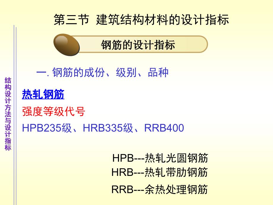 结构设计方法与设计指标第三四节(上课用_第1页