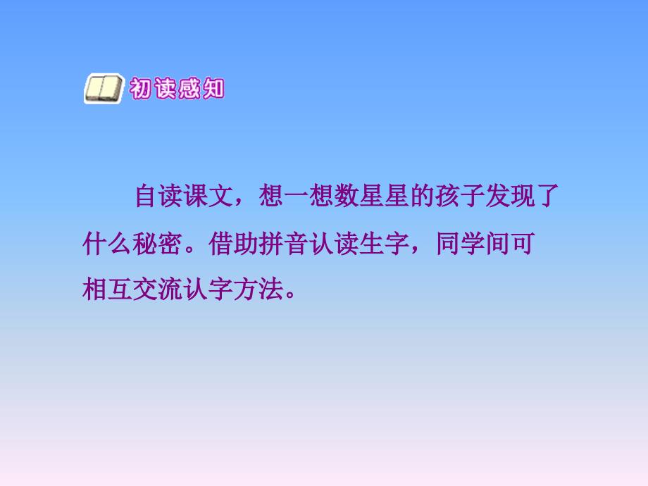 课标人教版语文二年级下册《数星星的孩子》_第3页