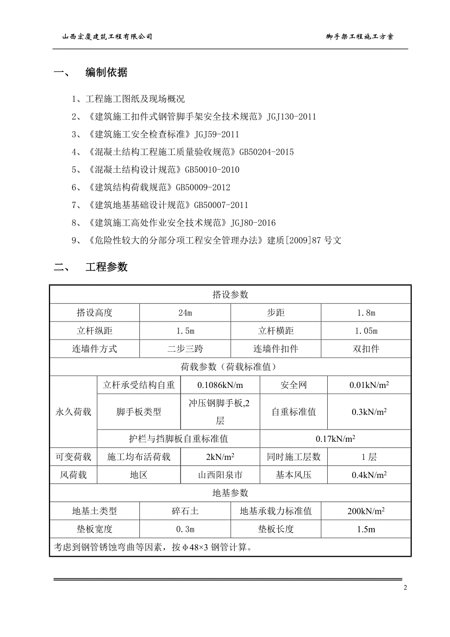 落地式脚手架工程方案计算书(双排计算)_第3页