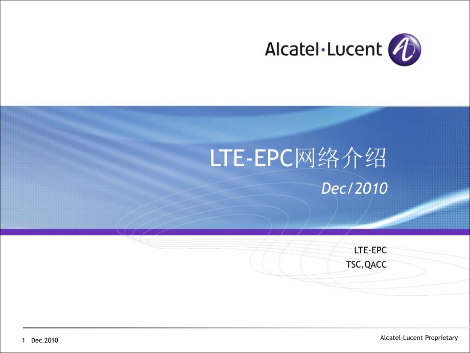 【8A文】LTE-EPC网络介绍_第1页