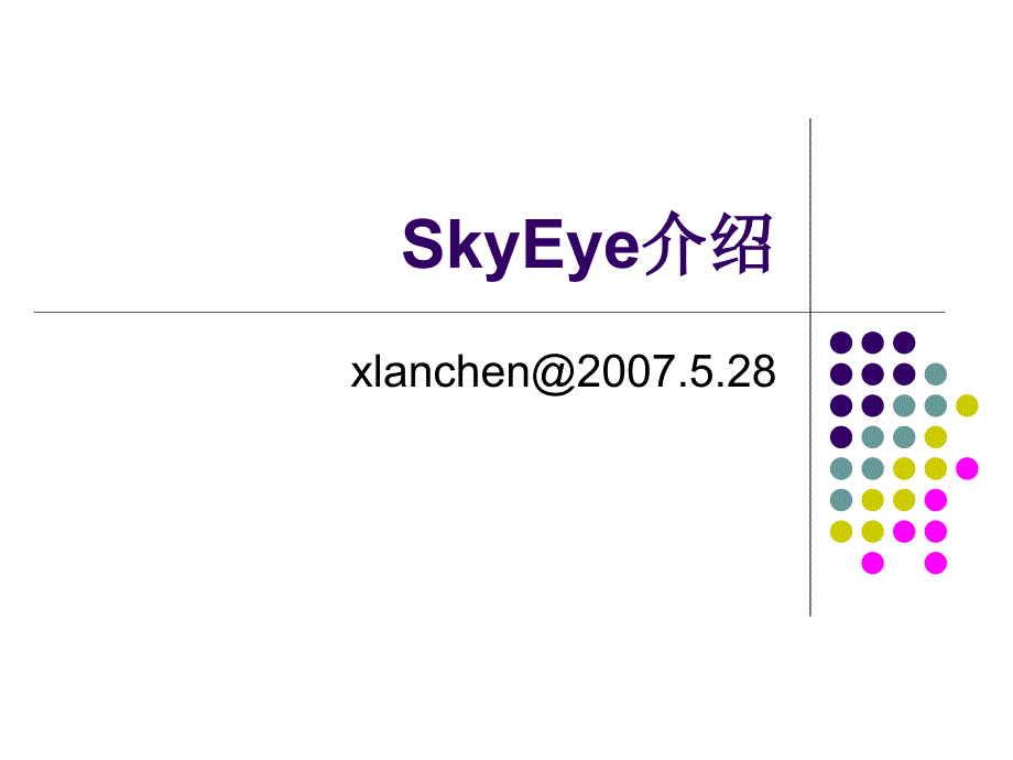 [高等教育]3skyeye介绍_第1页