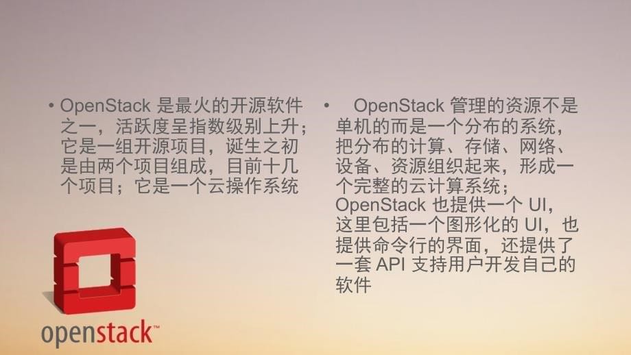 【8A文】Openstack云平台搭建答辩_第5页