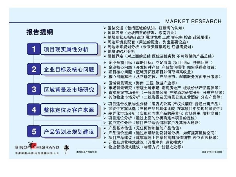 华厦伟业：海南金汉房地产开发有限公司-三亚红塘湾项目前期市场及产品定位_第5页