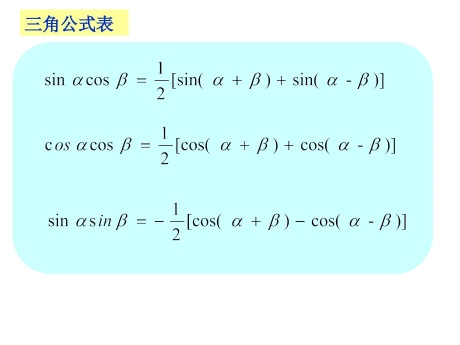 《常用的三角公式》ppt课件_第1页