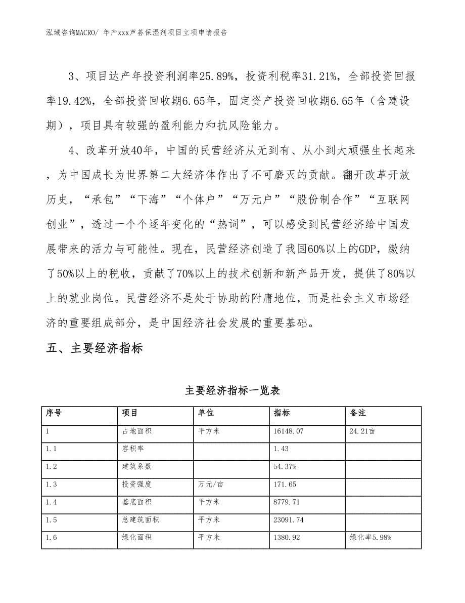 年产xxx芦荟保湿剂项目立项申请报告_第5页