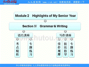 module 2   section ⅳ   grammar & writing