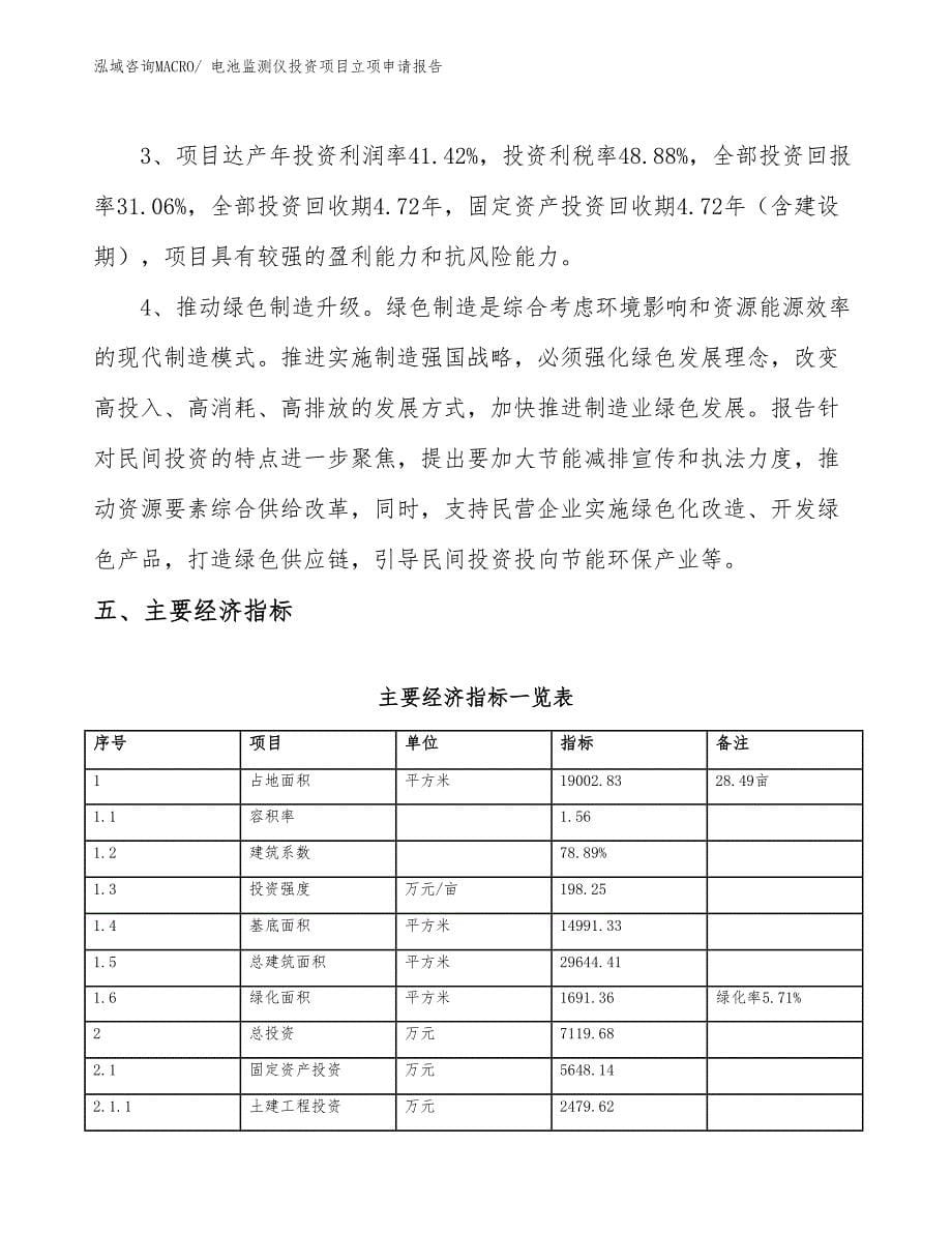 电池监测仪投资项目立项申请报告 (1)_第5页