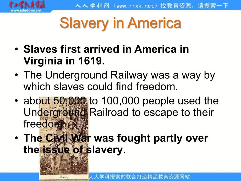 外研版选修十module 3《slavery and the american civil war》ppt课件_第2页
