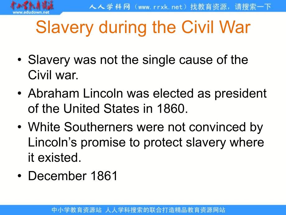 外研版选修十module 3《slavery and the american civil war》ppt课件_第3页