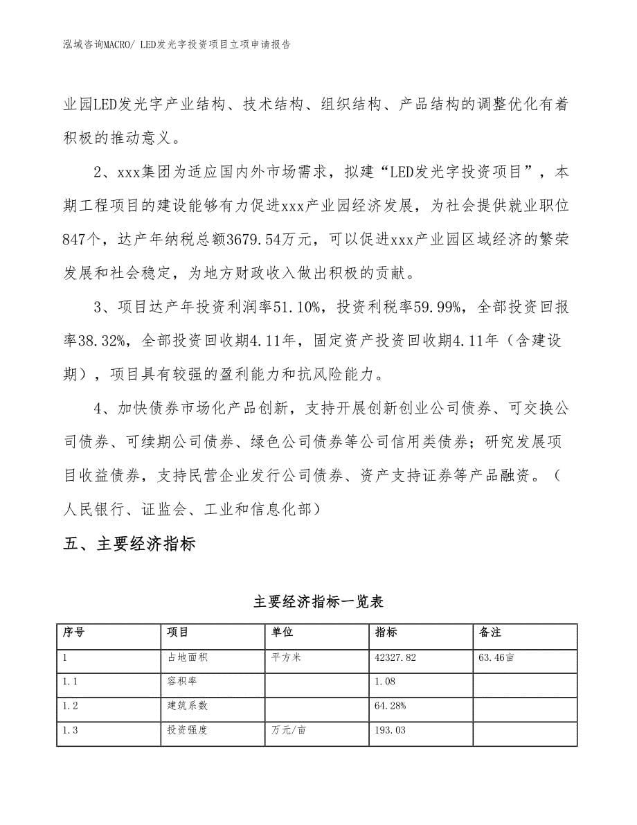 LED发光字投资项目立项申请报告_第5页