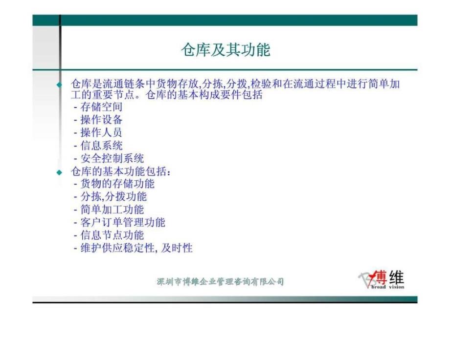 深圳市博维企业管理咨询有限公司：仓库,物料与库存_第3页