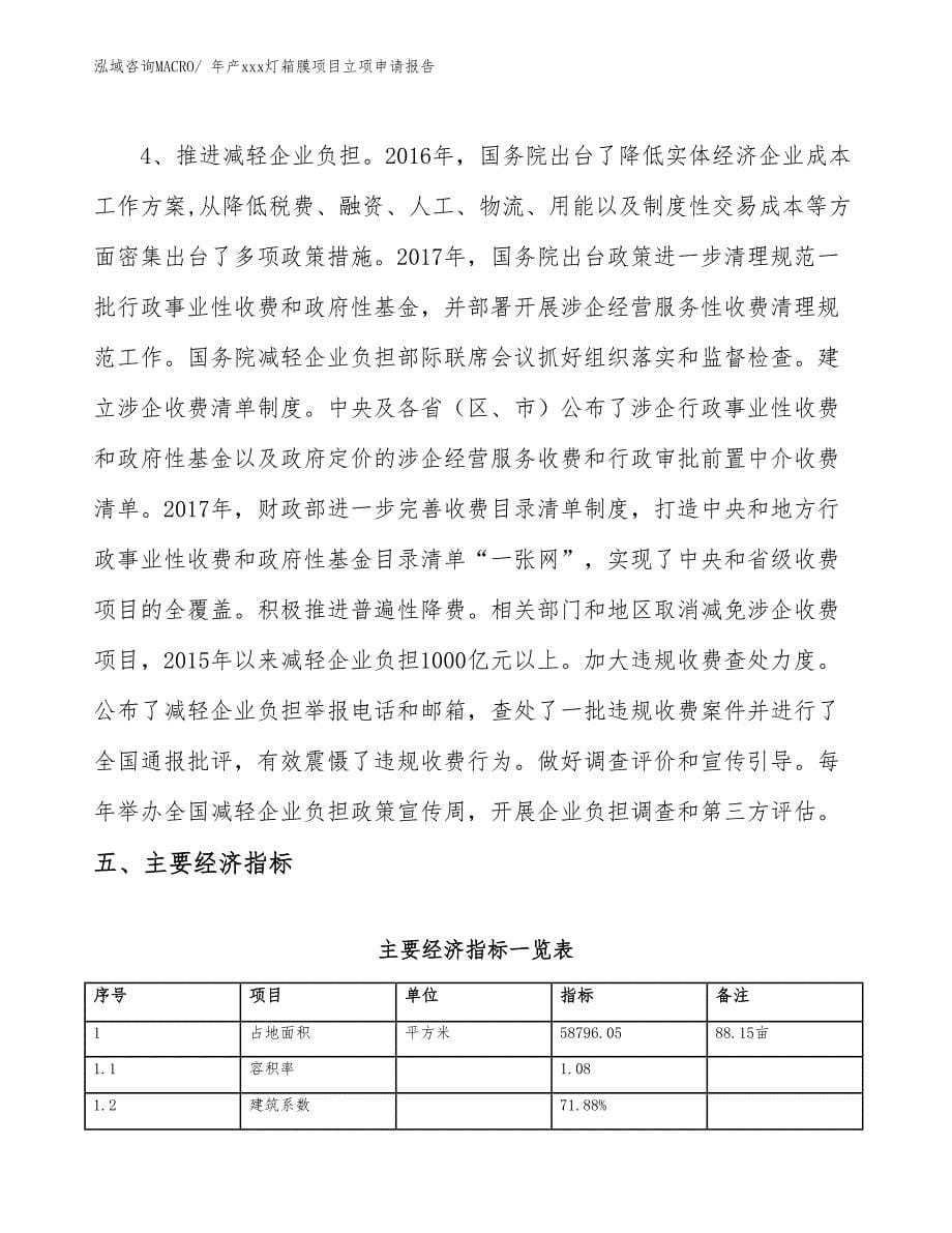 年产xxx灯箱膜项目立项申请报告_第5页