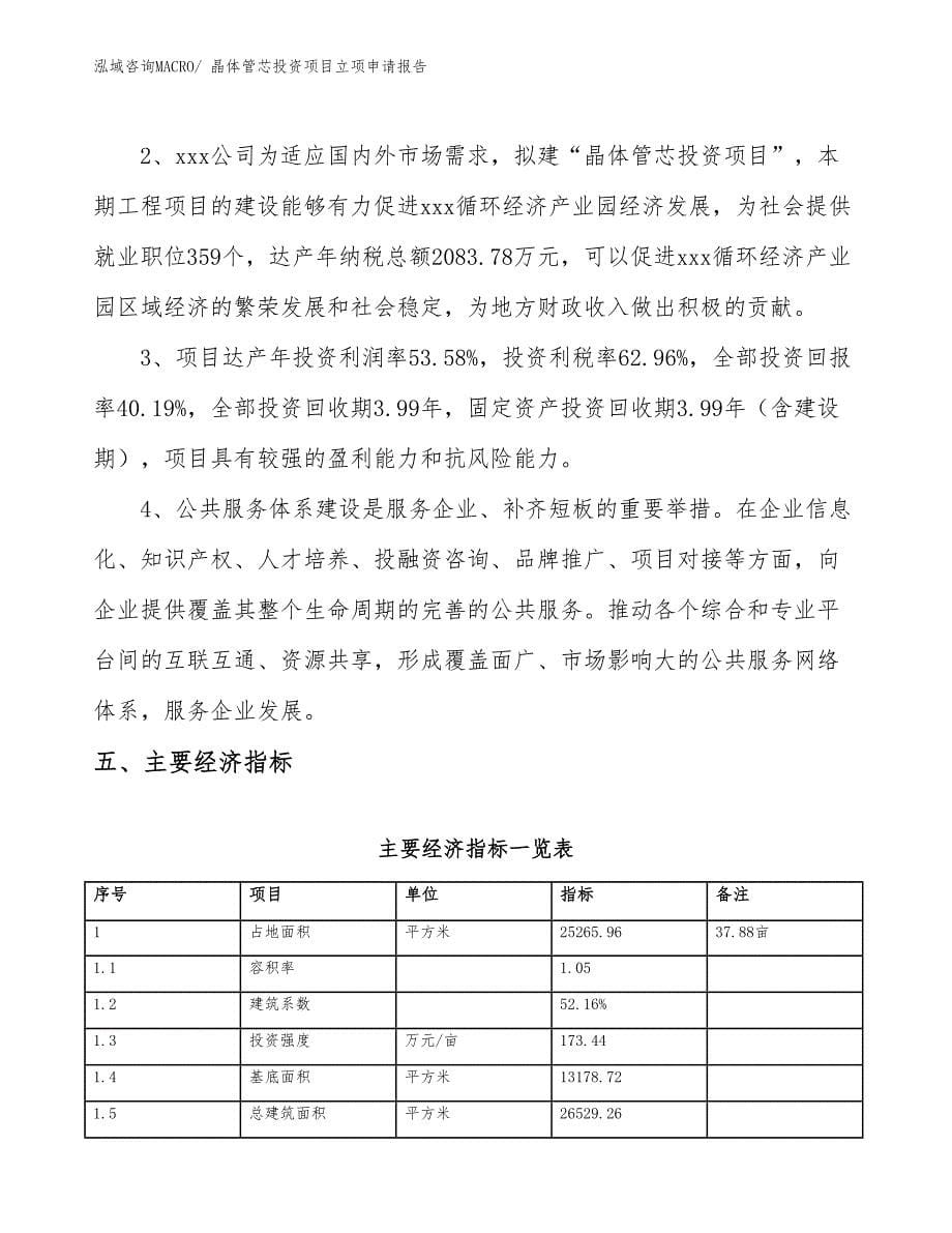 晶体管芯投资项目立项申请报告_第5页