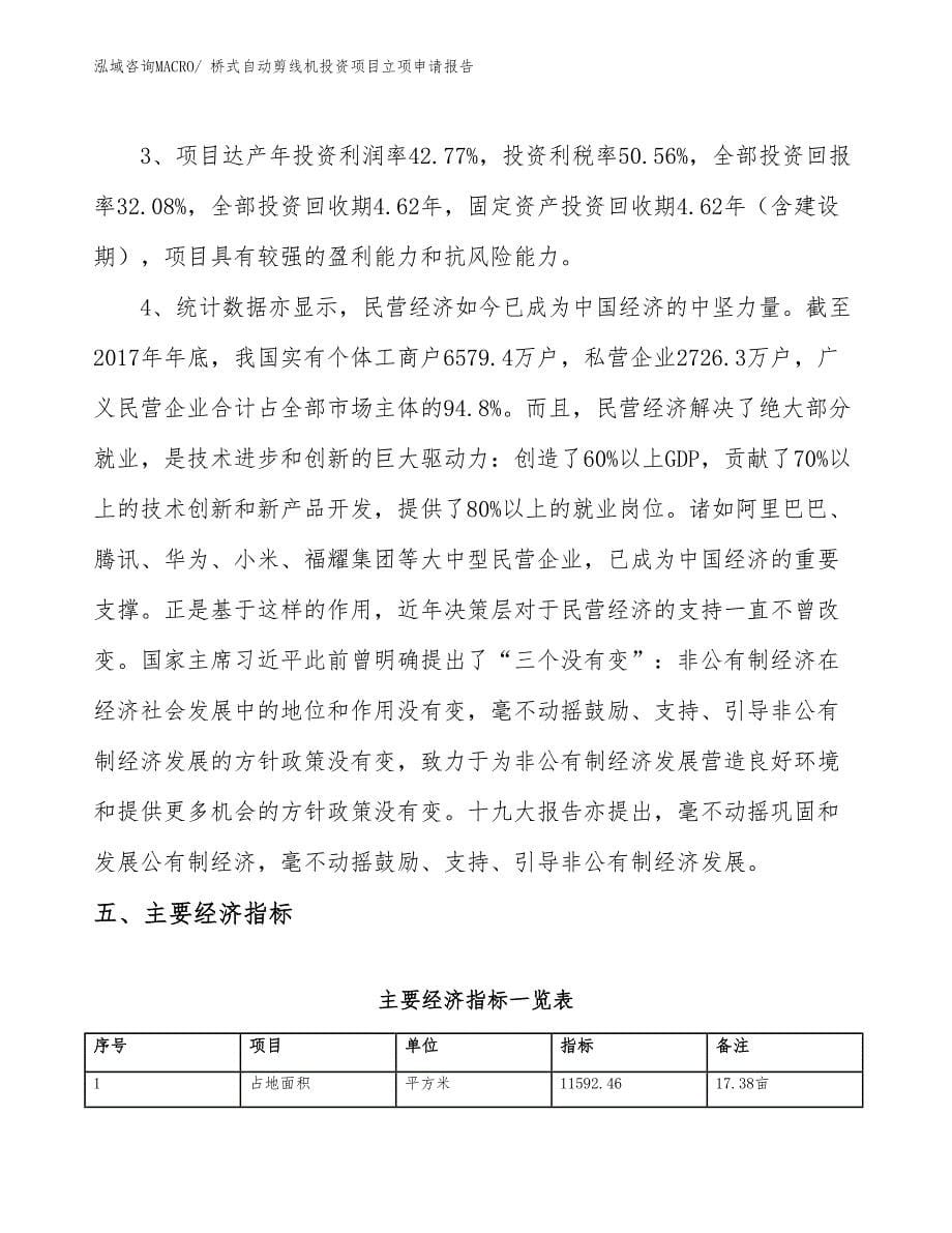 桥式自动剪线机投资项目立项申请报告_第5页